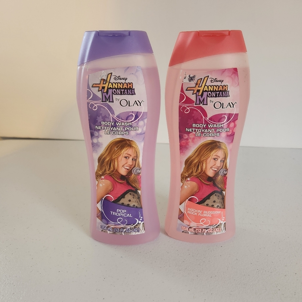 Olay Hannah Montana Body Wash Rockin' Blossom Rock Floral Pop Tropical 12 oz NEW